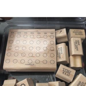 Calendar Rubber stamps